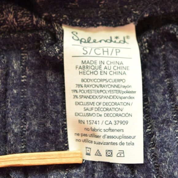 NWT Splendid Ribbed Cropped Athleisure Pants Small - Picture 6 of 10